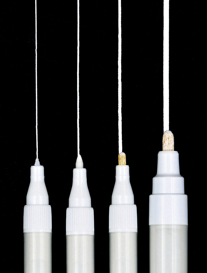 White Acrylic Markers Set