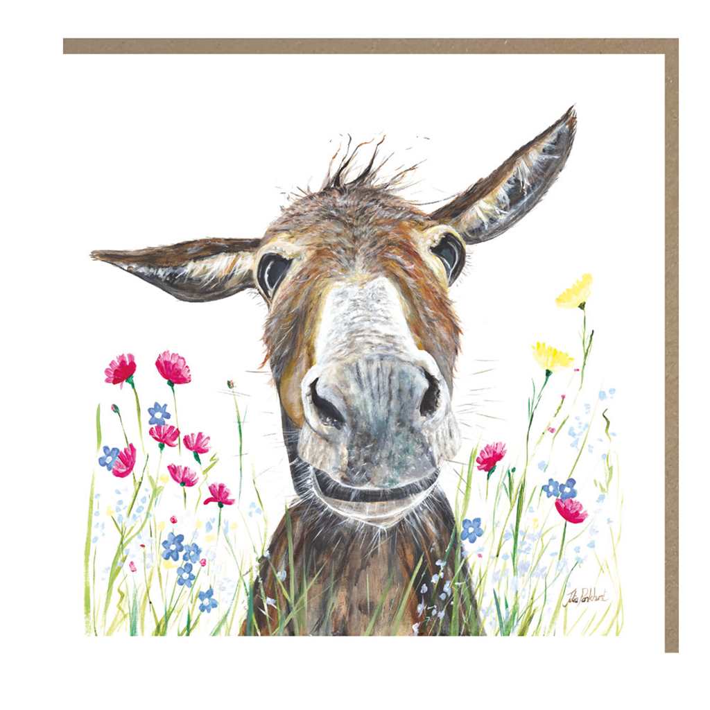 Donkey Blank Art Card