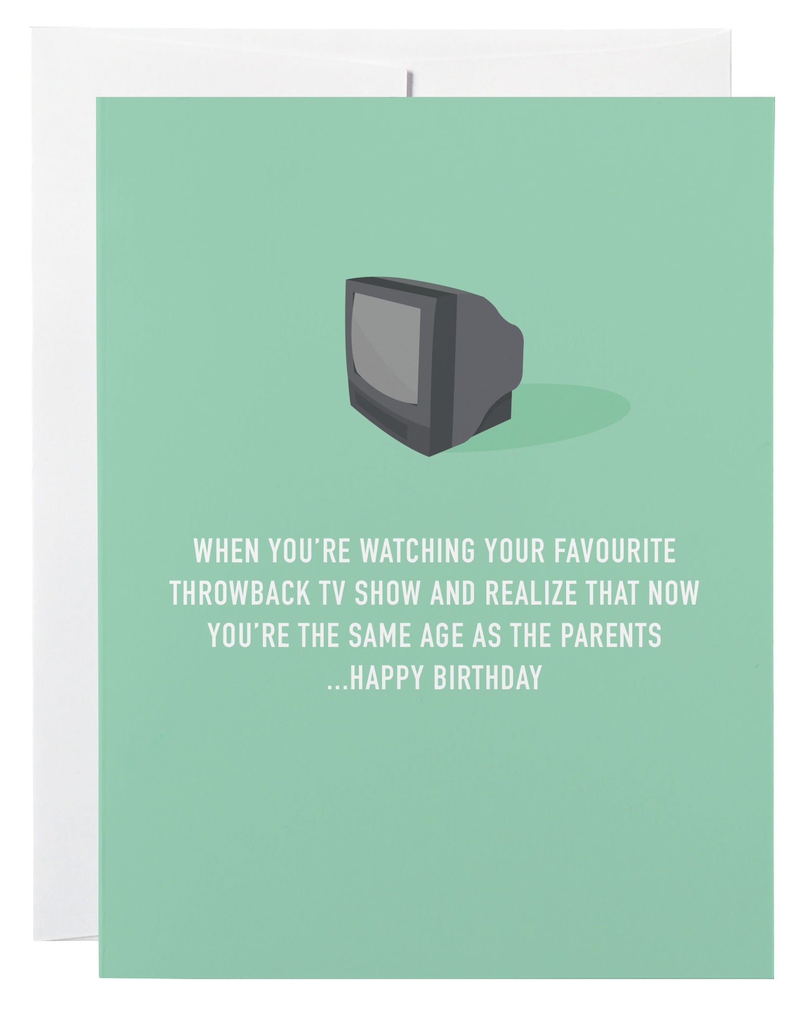 Same Age As The Parents Birthday Card