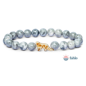Fahlo The Ascent Bracelet | Snow Leopard