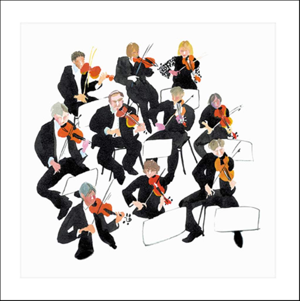 Strings Blank Art Card