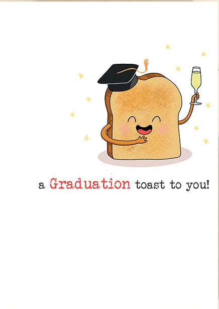 Toast Graduation Card