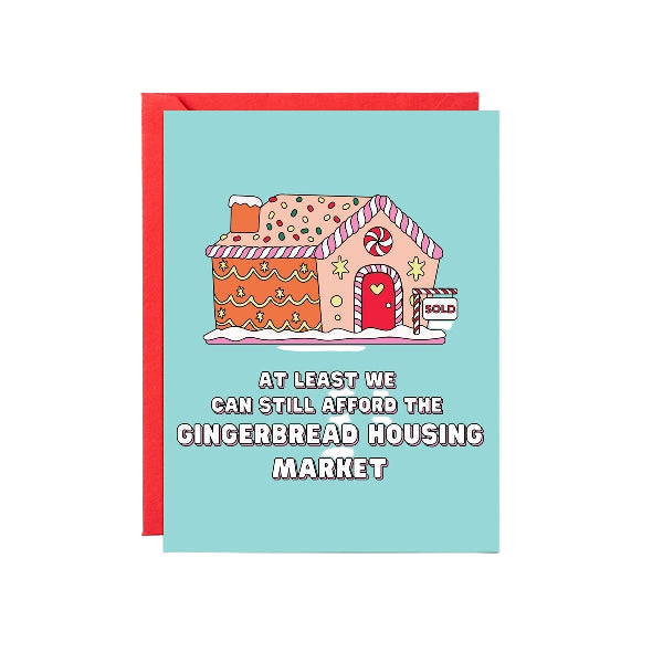 Gingerbread Housing Market Christmas Card