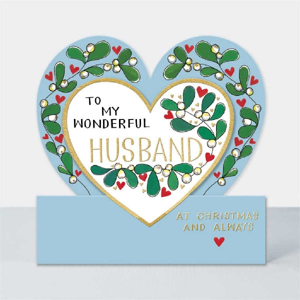 Wonderful Husband Christmas Card