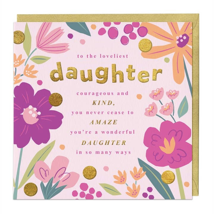 Message To Daughter Birthday Card