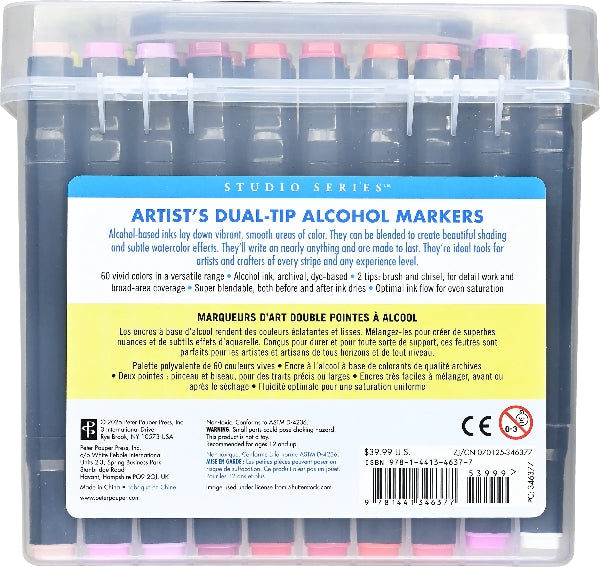 Dual-Tip Alcohol Marker Set
