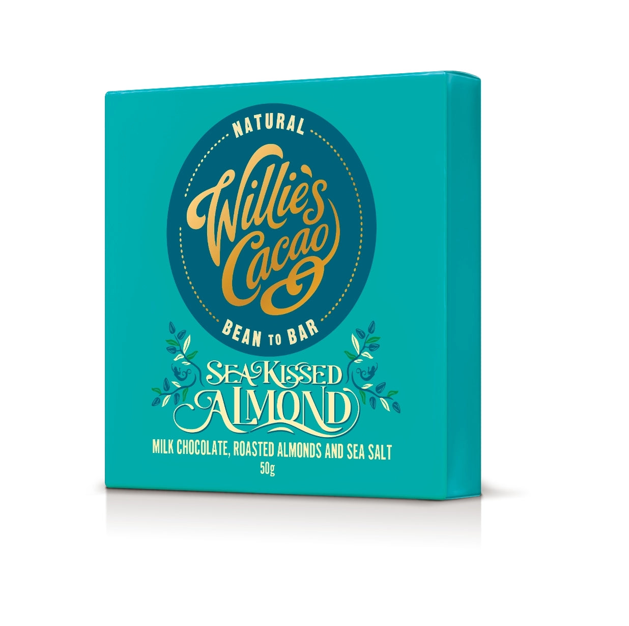 Willie's Cacao 50g Bar | Sea Kissed Almond