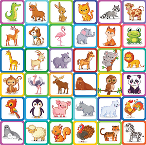 Animals Memory Match Game