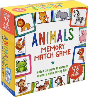 Animals Memory Match Game
