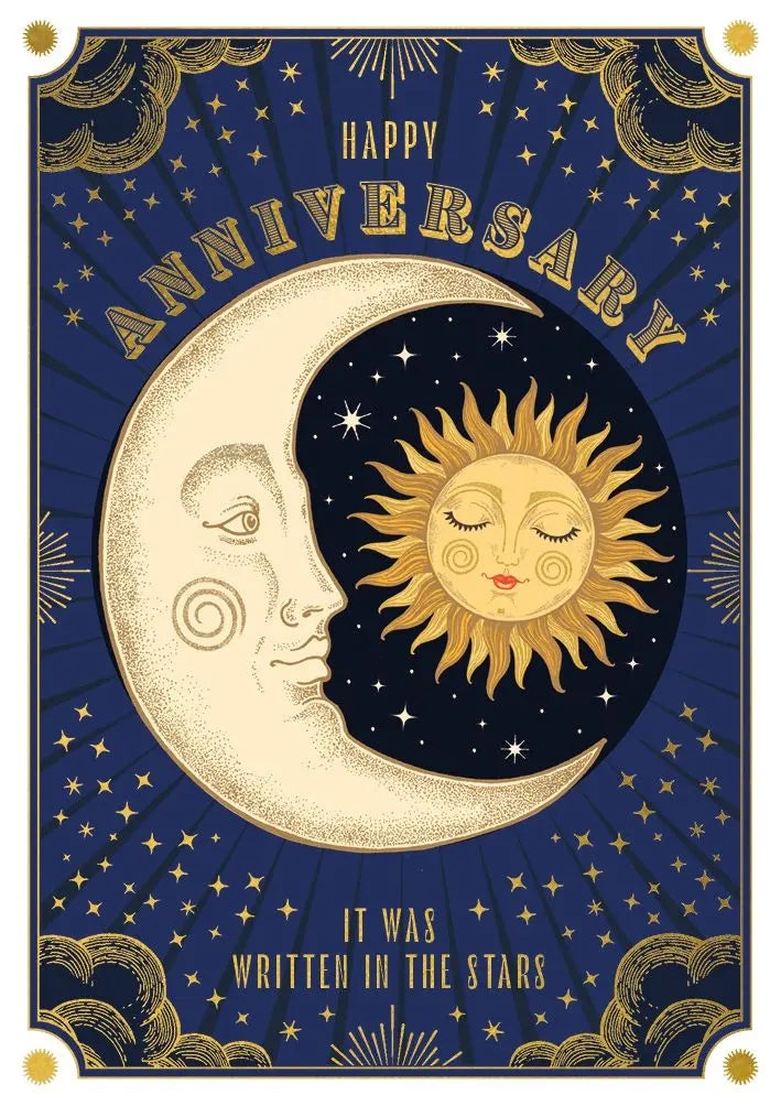 Written In The Stars Anniversary Card