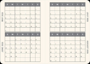 Peter Pauper 2026 16-month Agenda | Art Nouveau