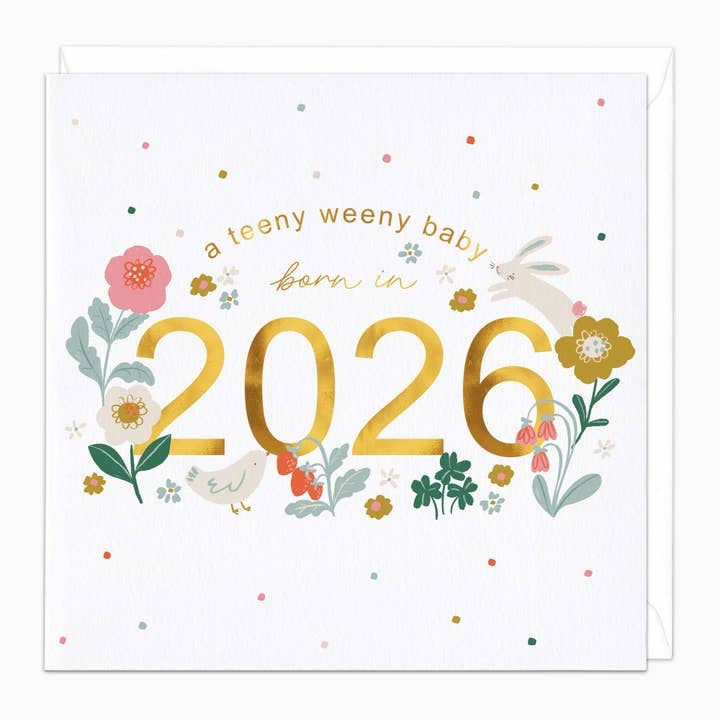 Born in 2026 Baby Card
