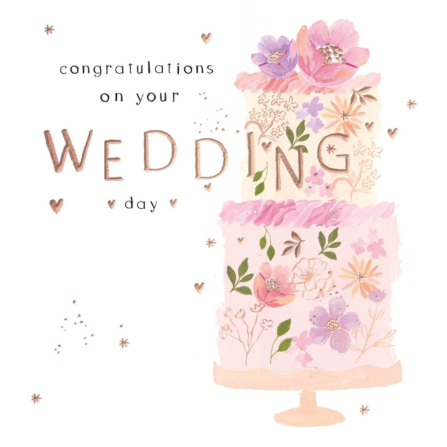 Wedding Cake Wedding Card