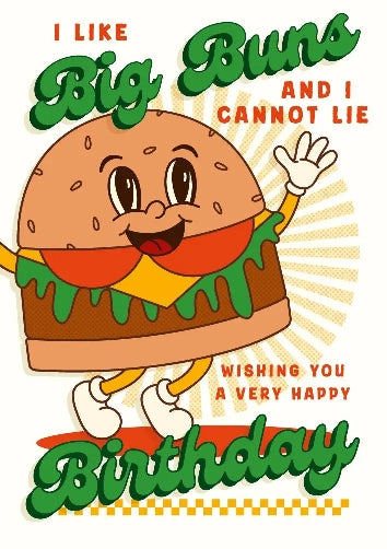 Big Buns Birthday Card