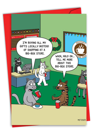 Big Box Store Christmas Card