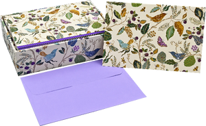 Birds And Berries Boxed Blank Notecards