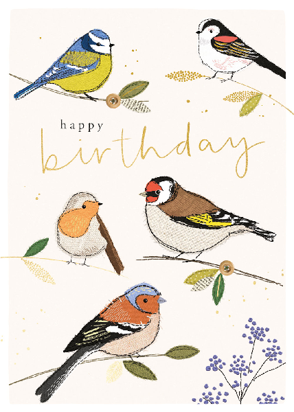 Birds Birthday Card