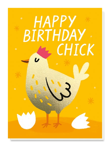 Birthday Chick Birthday Card