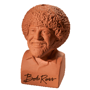 Bob Ross Chia Pet