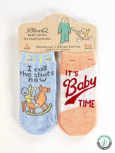 Blue Q Baby Socks | Call The Shots/Baby Time