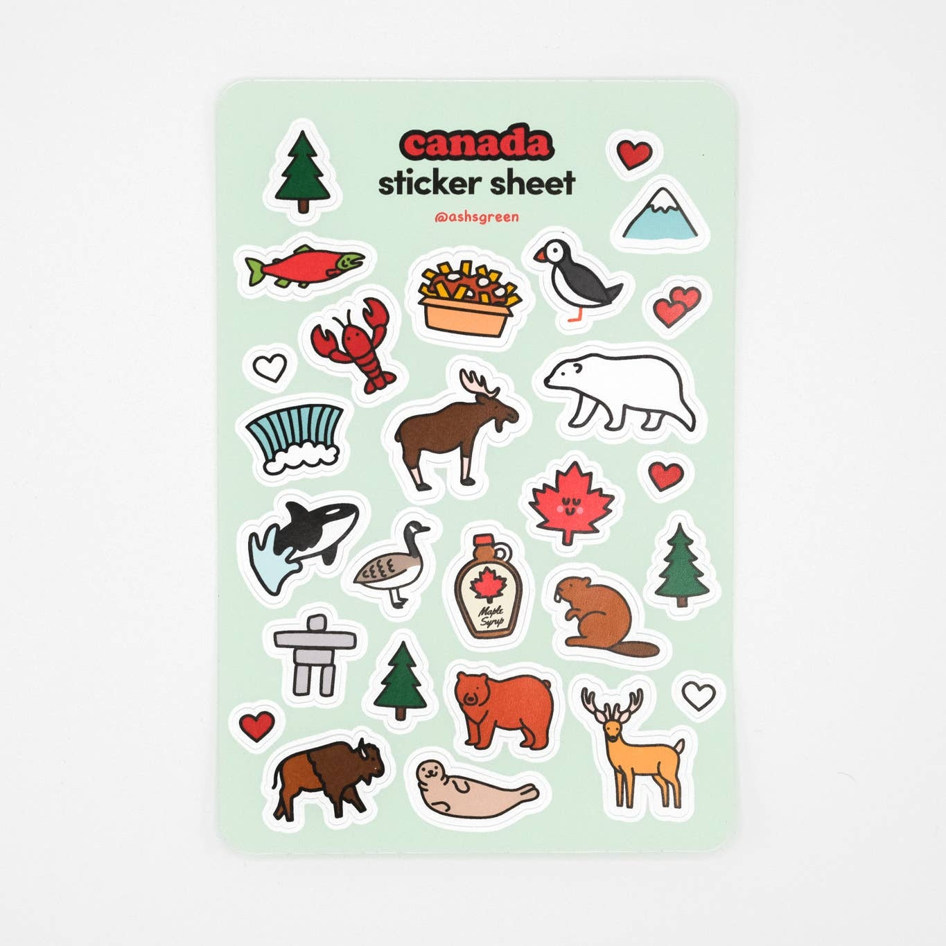 Canada Sticker Sheet