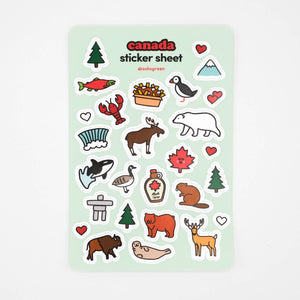 Canada Sticker Sheet