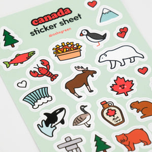 Canada Sticker Sheet