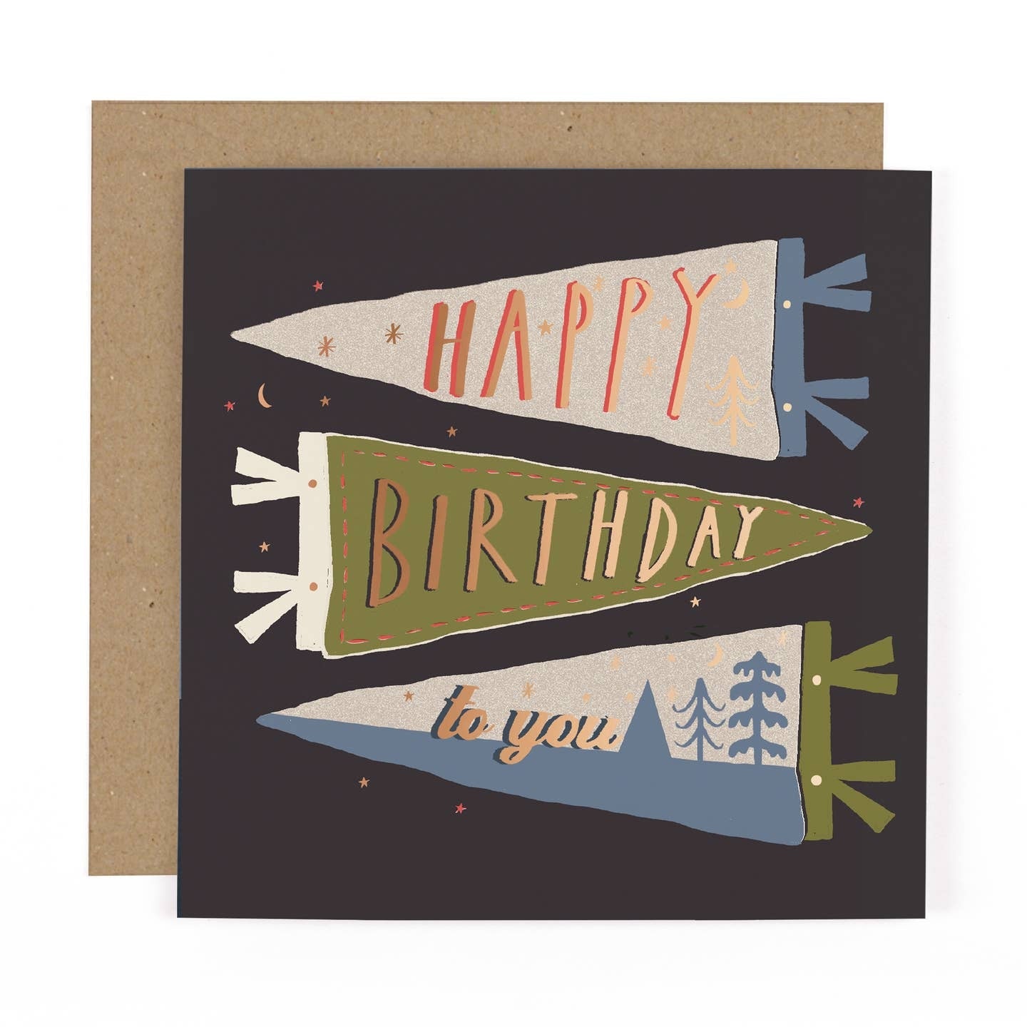 Birthday Flags Birthday Card