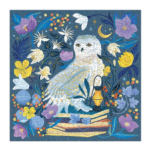 Galison 500 Piece Foil Puzzle | Celestial Owl