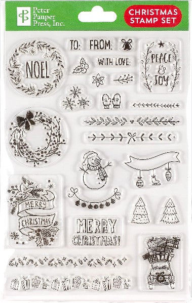 Silicone Clear Stamp Set | Christmas