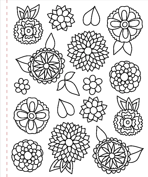Colour Me Calm Large Print Colouring Book