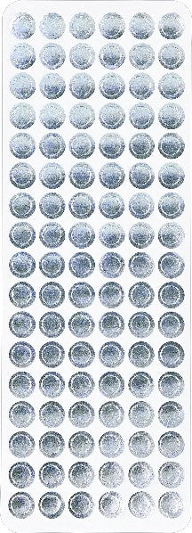 Colour Foil Dots Sticker Set