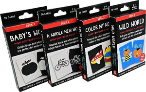 Flash Cards High Contrast Set of 4 | Peter Pauper
