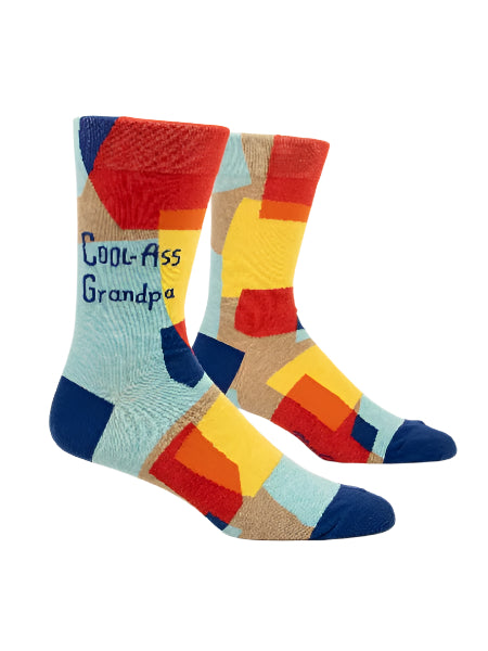 Blue Q Men's Crew Socks | Cool-Ass Grandpa