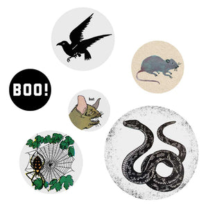 Regional Assembly Of Text Button Pack | Creepy Critters