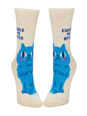 Blue Q Women's Crew Socks | Cuddle Me