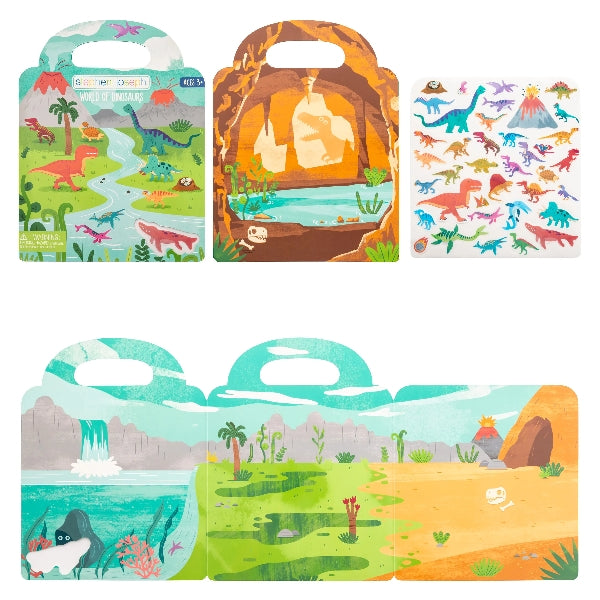 Reusable Stickers Activity Book | Dinosaurs