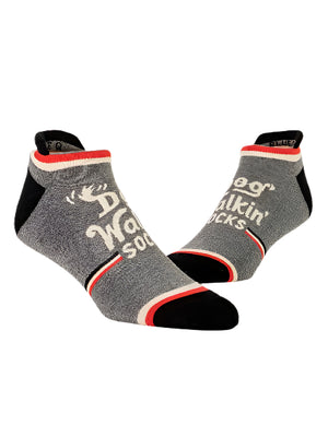 Blue Q Sneaker Socks | Dog Walking Park