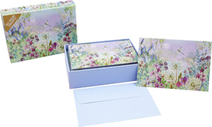 Dragonflies & Dandelions Blank Notecards