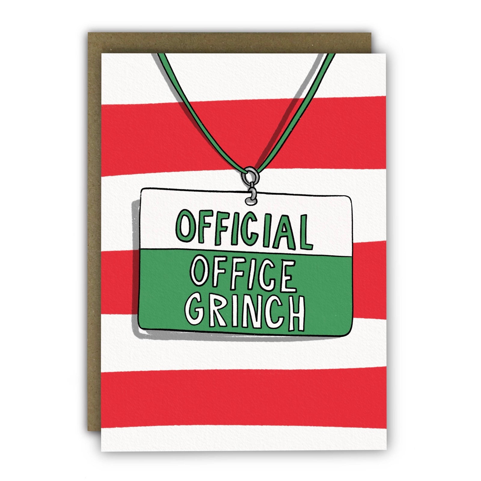 Office Grinch Christmas Card
