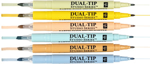 Earth-Tone Dual-Tip Highlighter Set