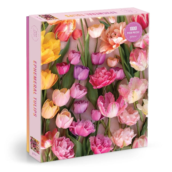 Galison 1000 Piece Puzzle | Ephemeral Tulips