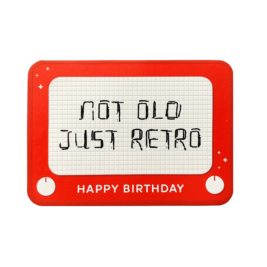 Sketch Toy Birthday Card