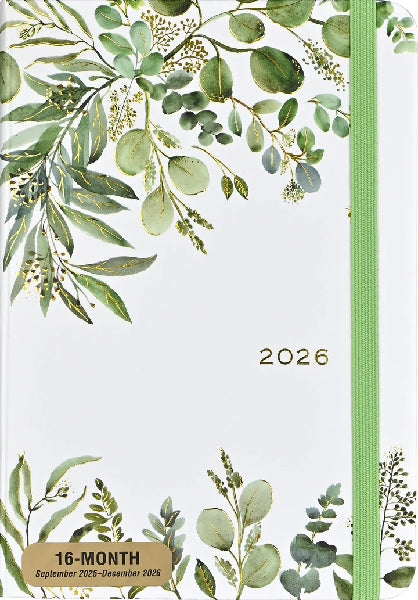 Peter Pauper 2026 16-Month Agenda | Eucalyptus