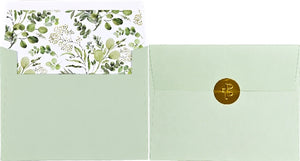 Premium Eucalyptus Thank You Notecards