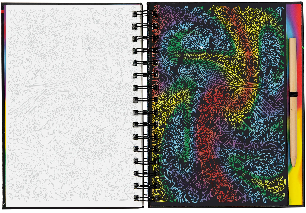 Scratch & Sketch Activity Book | Extreme Animals