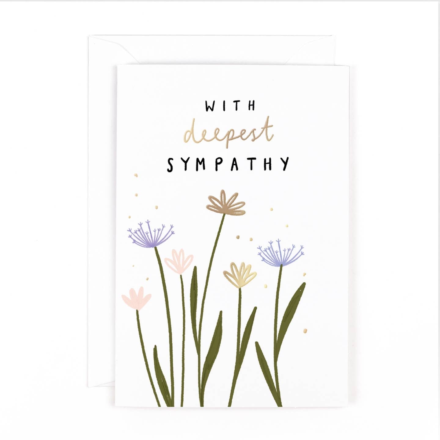 Floral Sympathy Card