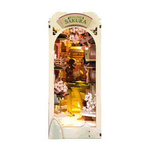 DIY Miniature Book Nook Kit | Falling Sakura