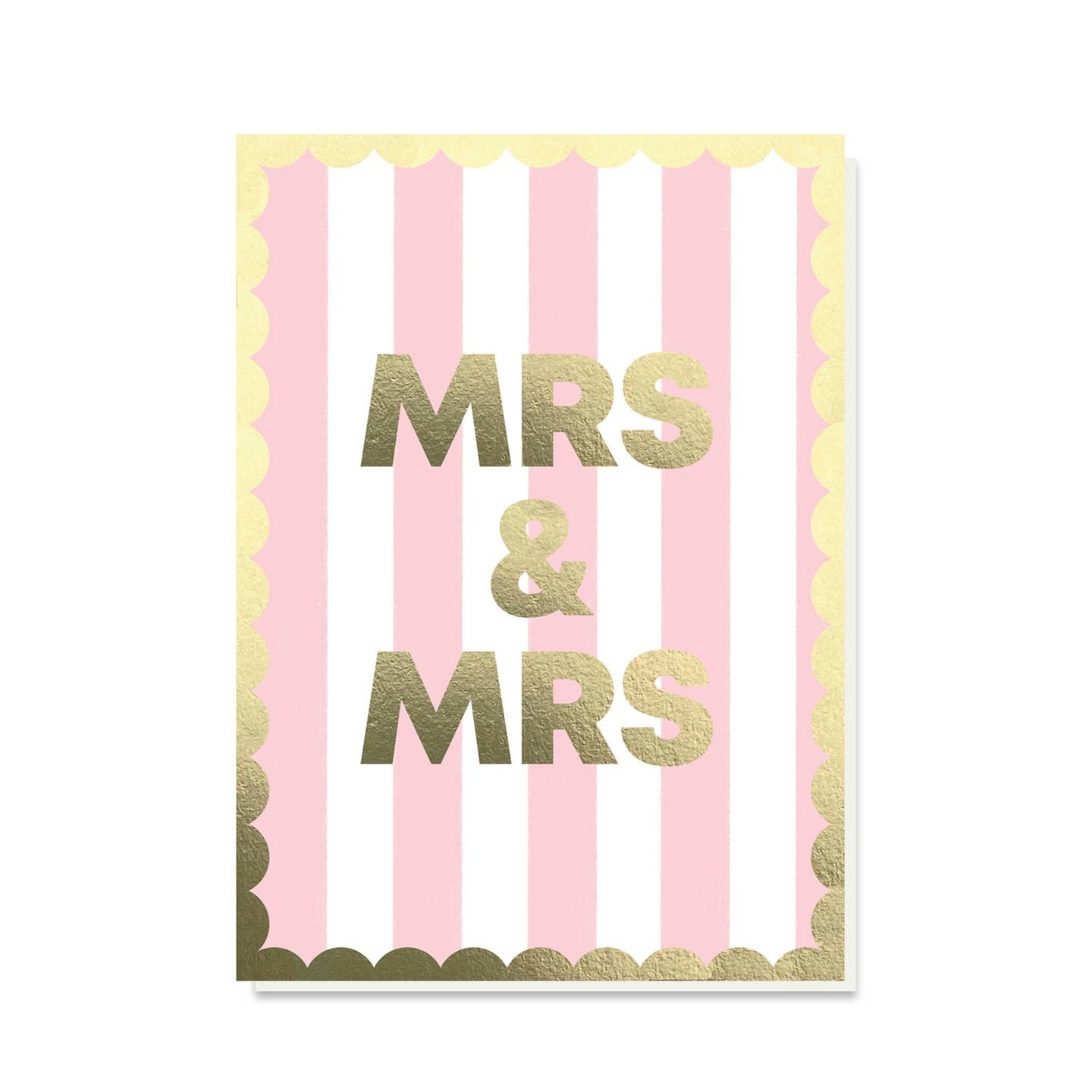 Mrs & Mrs Wedding Card