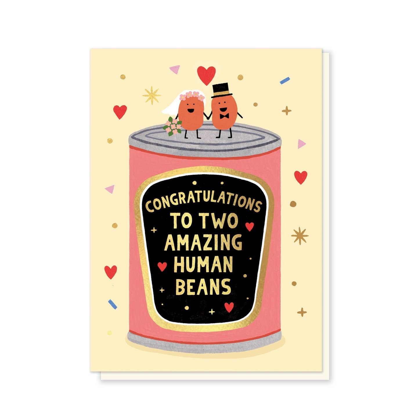 Beans Wedding Card